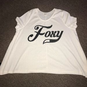 Graphic Foxy Slouchy Tee